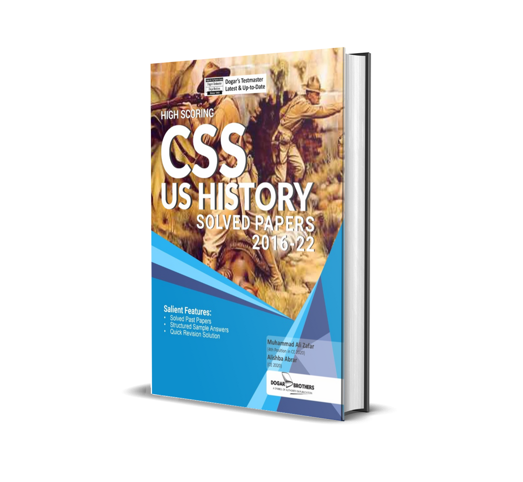 HIGH SCORING CSS US HISTORY Solved Past Papers 2023 Edition