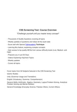 Load image into Gallery viewer, CSS Screening Test Online Preparation Course - dogarbooks