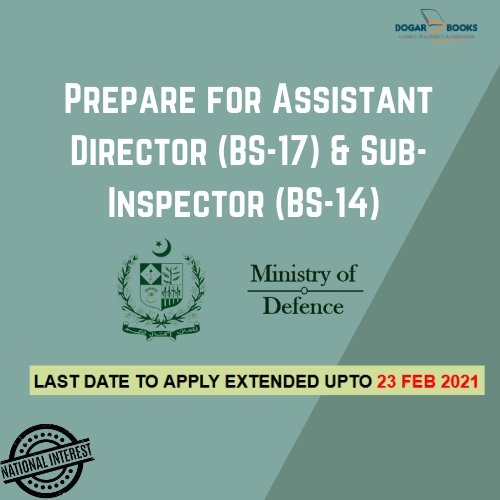 Prepare for Assistant Director & Sub-Inspector in MOD