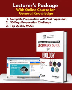 Biology Lecturer's Package with Online Course for General Knowledge - dogarbooks