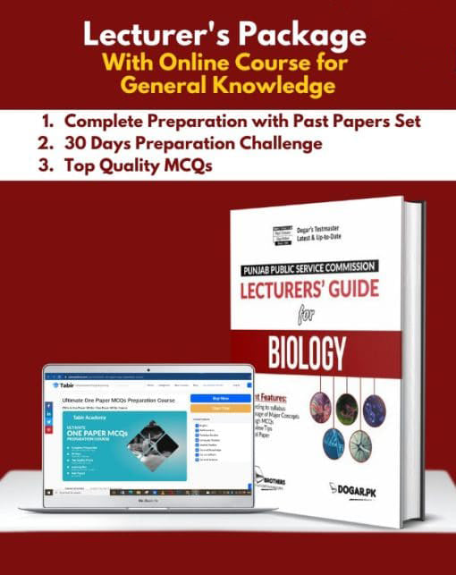 Biology Lecturer's Package with Online Course for General Knowledge