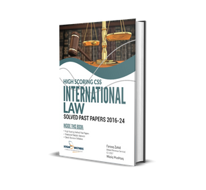 CSS INTERNATIONAL LAW Solved Past Papers 2023 edition