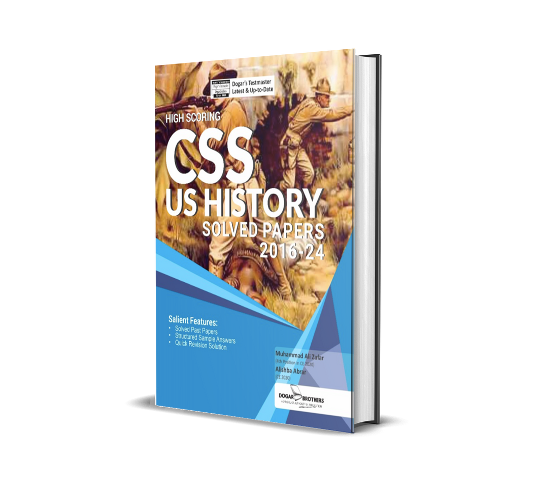 HIGH SCORING CSS US HISTORY Solved Past Papers 2023 Edition