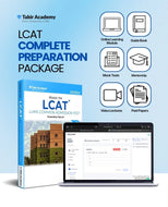 LCAT Guide + Scientific Aptitude Test Preparation Course Package