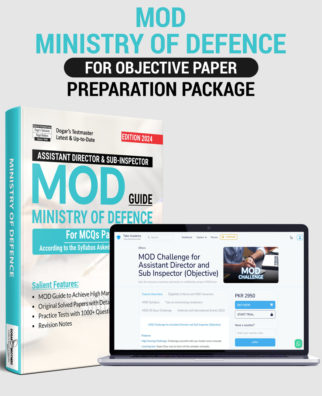 MOD For MCQs Paper Guide Package