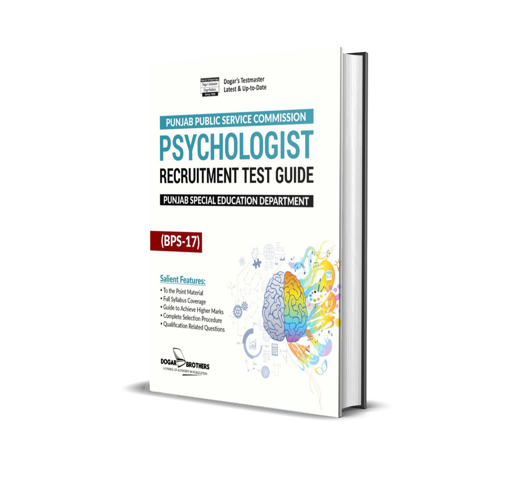PPSC Psychologist (BPS-17) Recruitment Test Guide