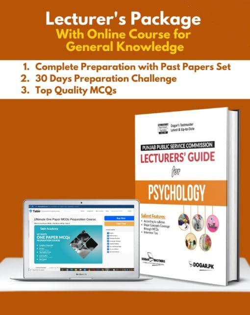 Psychology Lecturer's Package with Online Course for General Knowledge - dogarbooks