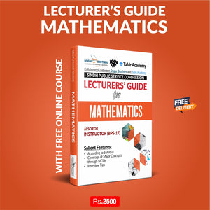 SPSC Lecturer's Guide for Mathematics