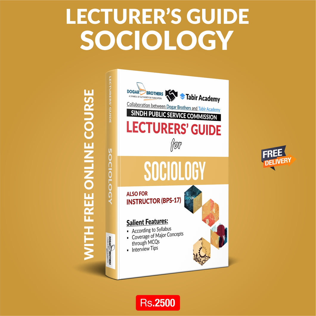 SPSC Lecturer's Guide for Sociology