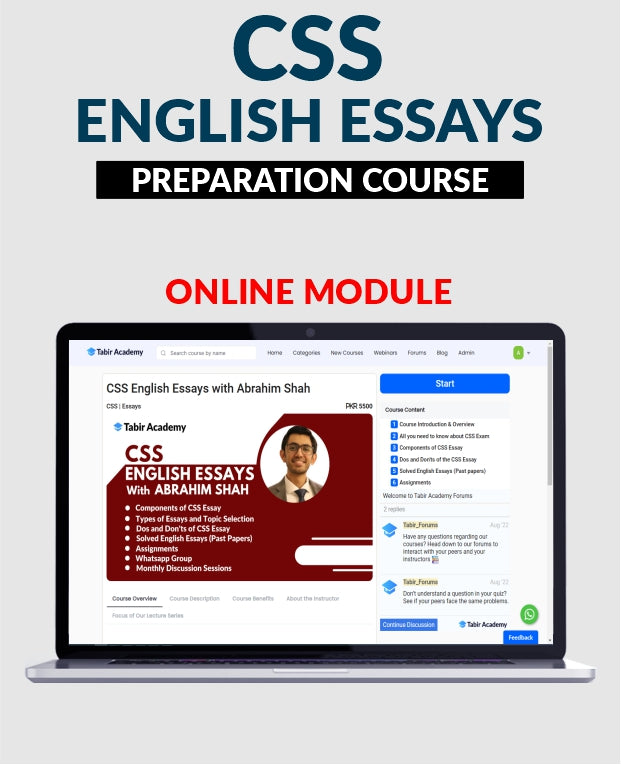 CSS Essays Preparation Course
