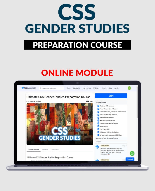 CSS Gender Studies Preparation Course