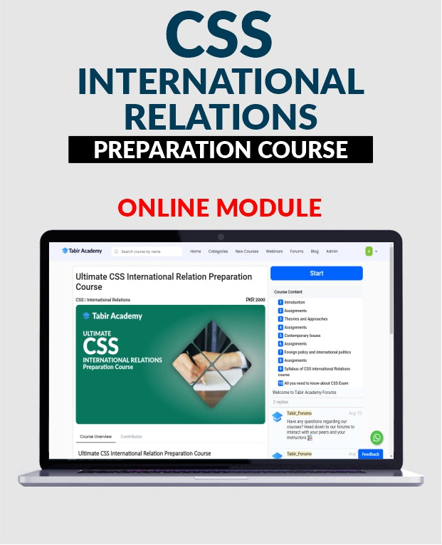 CSS International Relation Preparation Course