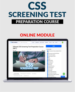 CSS Screening Test Preparation Course