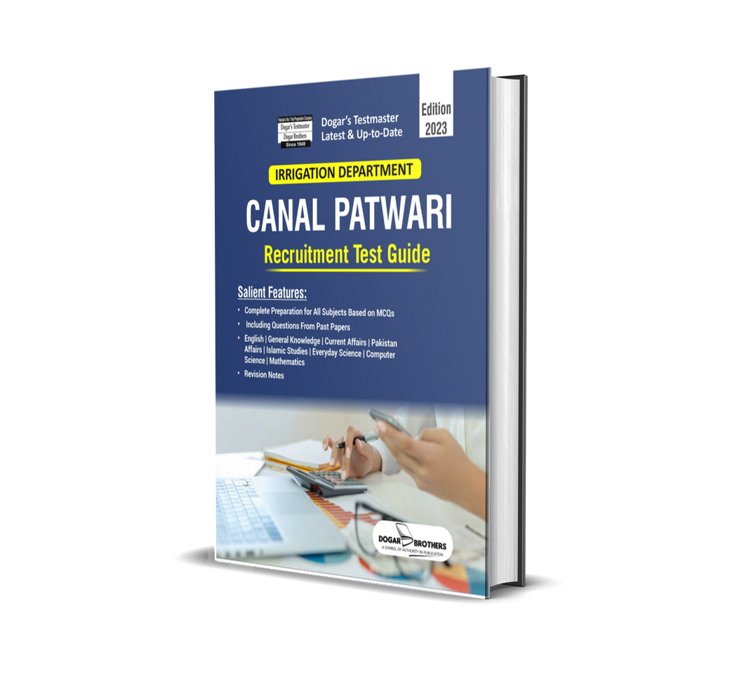 Irrigation Department Canal Patwari Recruitment Test Guide Book