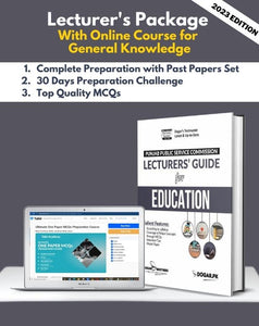 Education Lecturer's Package with Online Course for General Knowledge - dogarbooks