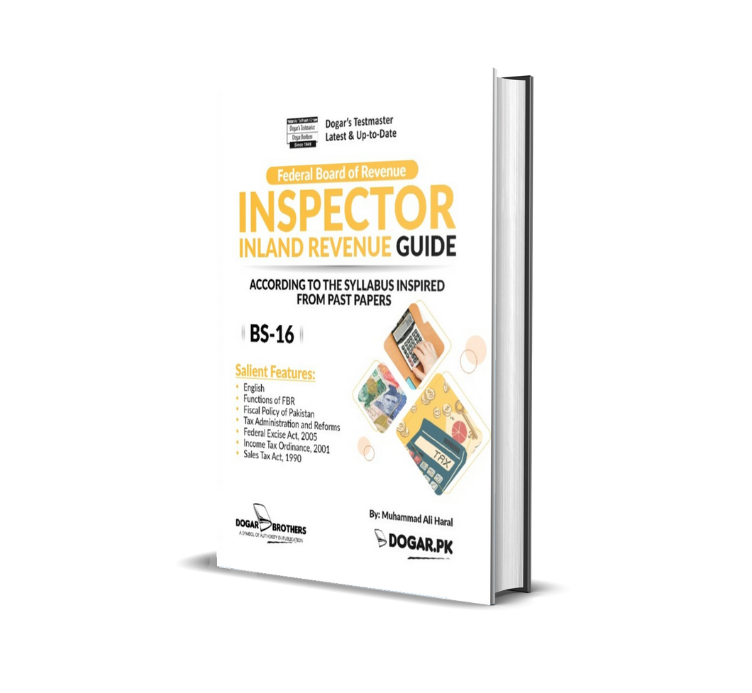 FBR Inspector Inland Revenue (BS-16) Guide - dogarbooks