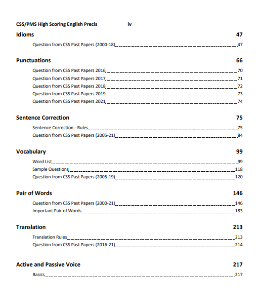 score full marks in css pms precis & composition... CSS English Precis and Composition 2022 Edition - Dogar Books