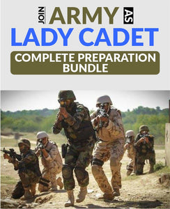 Join Army as Lady CADET Complete Preparation Bundle