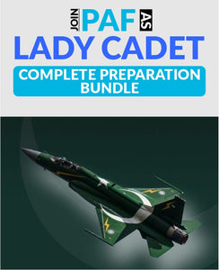 Join PAF as Lady CADET Complete Preparation Bundle