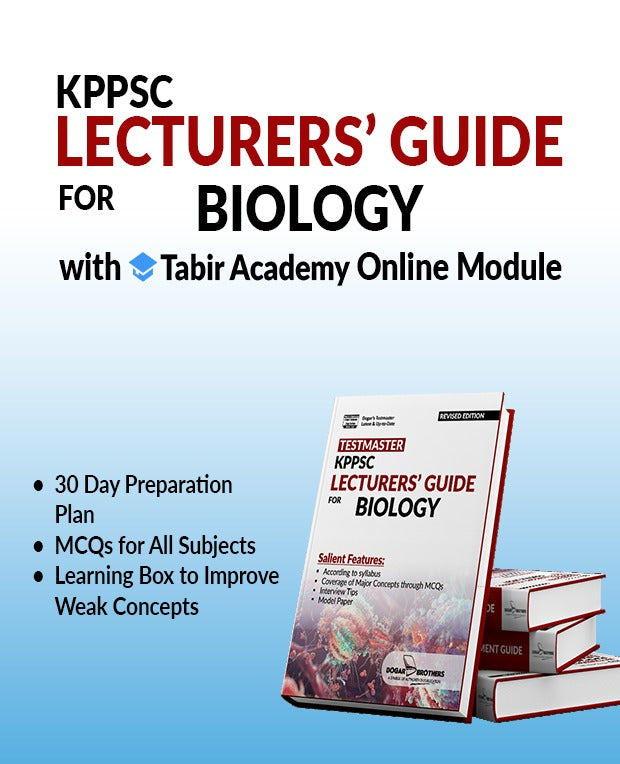 KPPSC Lecturers Guide For Biology