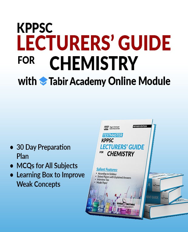 KPPSC Lecturers Guide For Chemistry
