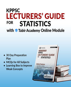 KPPSC Lecturers Guide For Statistics