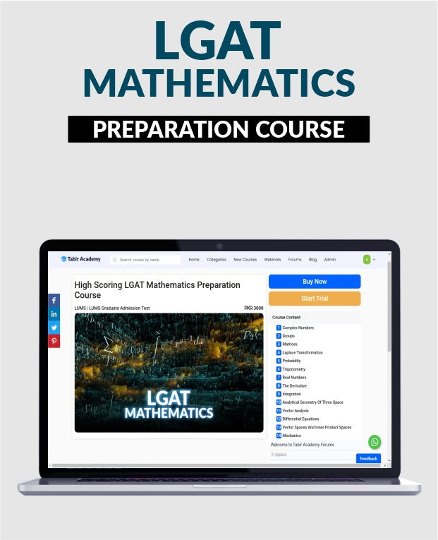 LGAT Mathematics Preparation Course