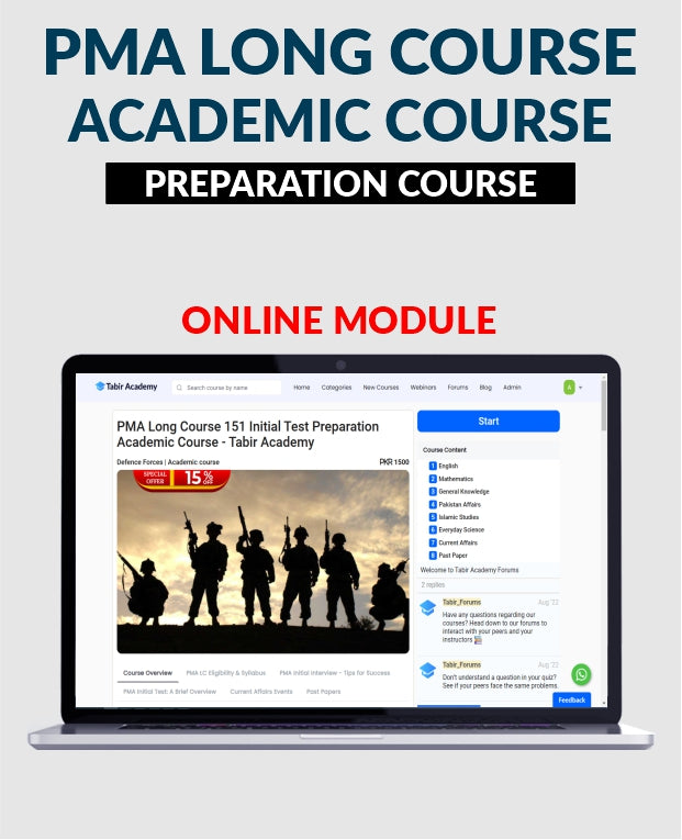 PMA Long Course Academic Preparation Package
