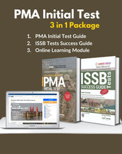 Load image into Gallery viewer, PMA Long Course Package 3 in 1 (Initial test, ISSB guide, Online Learning) - dogarbooks
