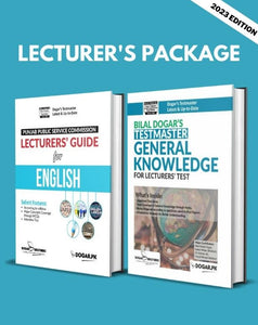 PPSC Lecturer's English & General Knowledge Package - dogarbooks