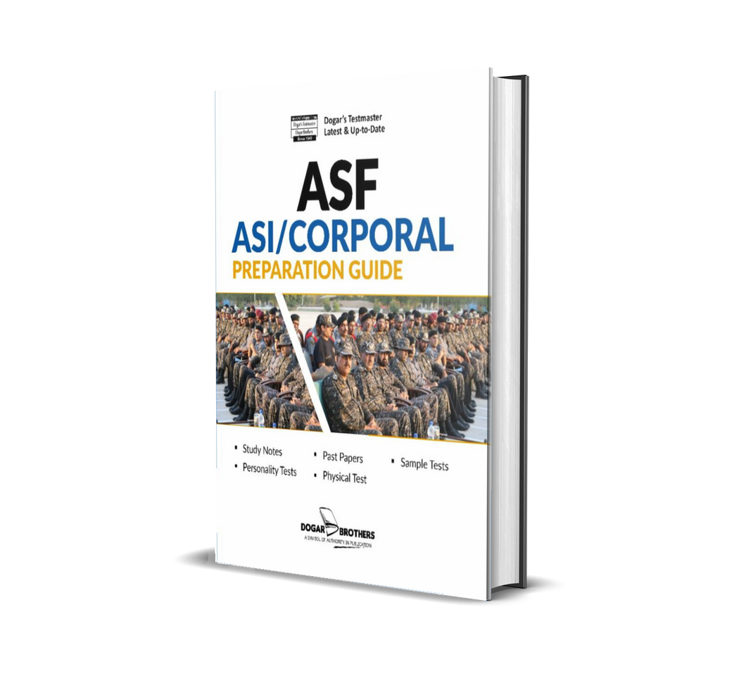Preparation Guide for ASF ASI/Corporal by Dogar Brothers - dogarbooks