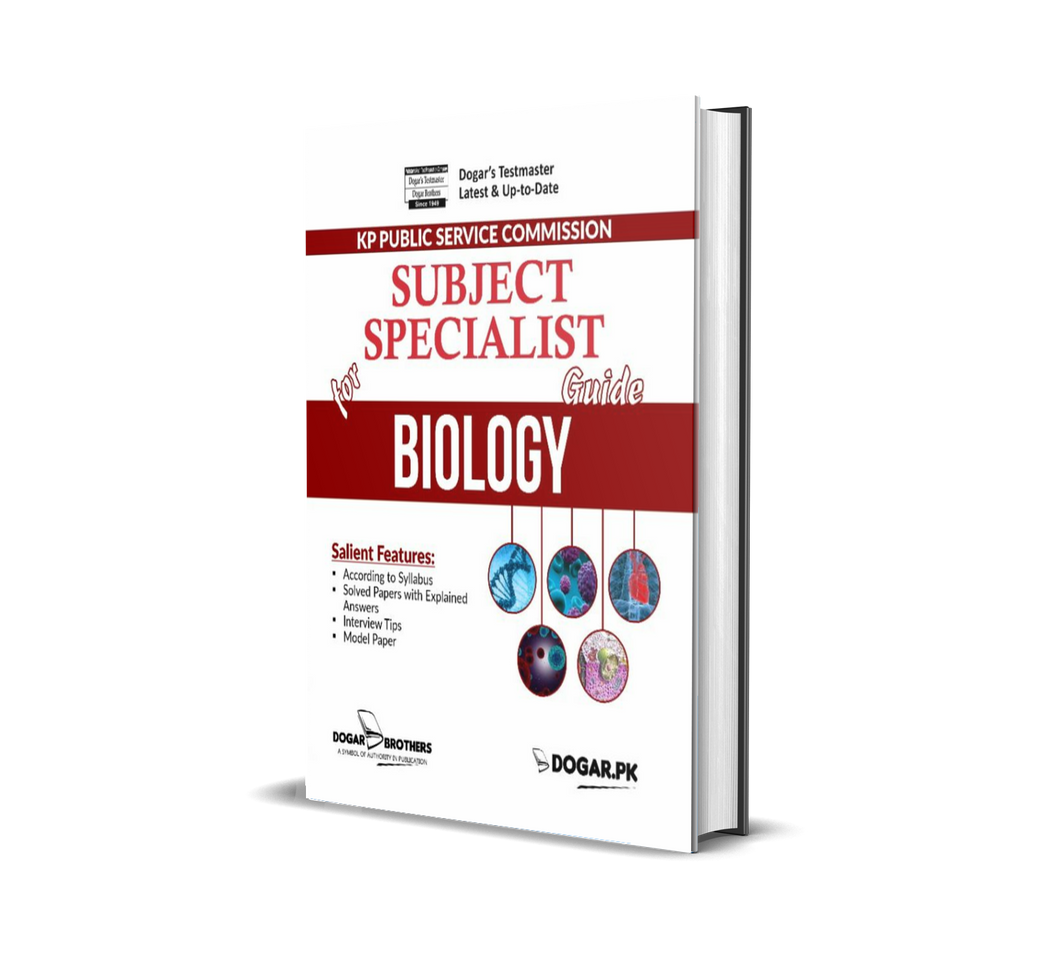KPPSC Subject Specialist Biology Guide - dogarbooks